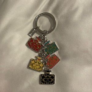 Coach Multicolor Keychain